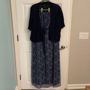 ONLY WORN ONCE! Lane Bryant dress & shrug